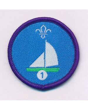 Sailing - staged badge