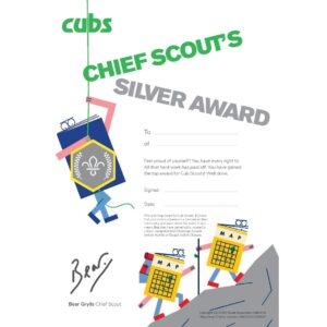 Cubs Chief Scout's Silver Award Certificate (Pack of 10)